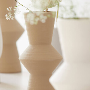 Light & Living Ceramic AYLA Deco Vase Brown